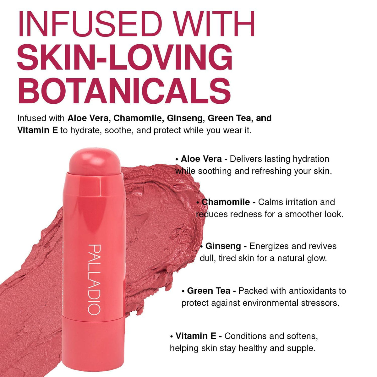 Palladio I'm Blushing Cheek and Lip Tint packaging
