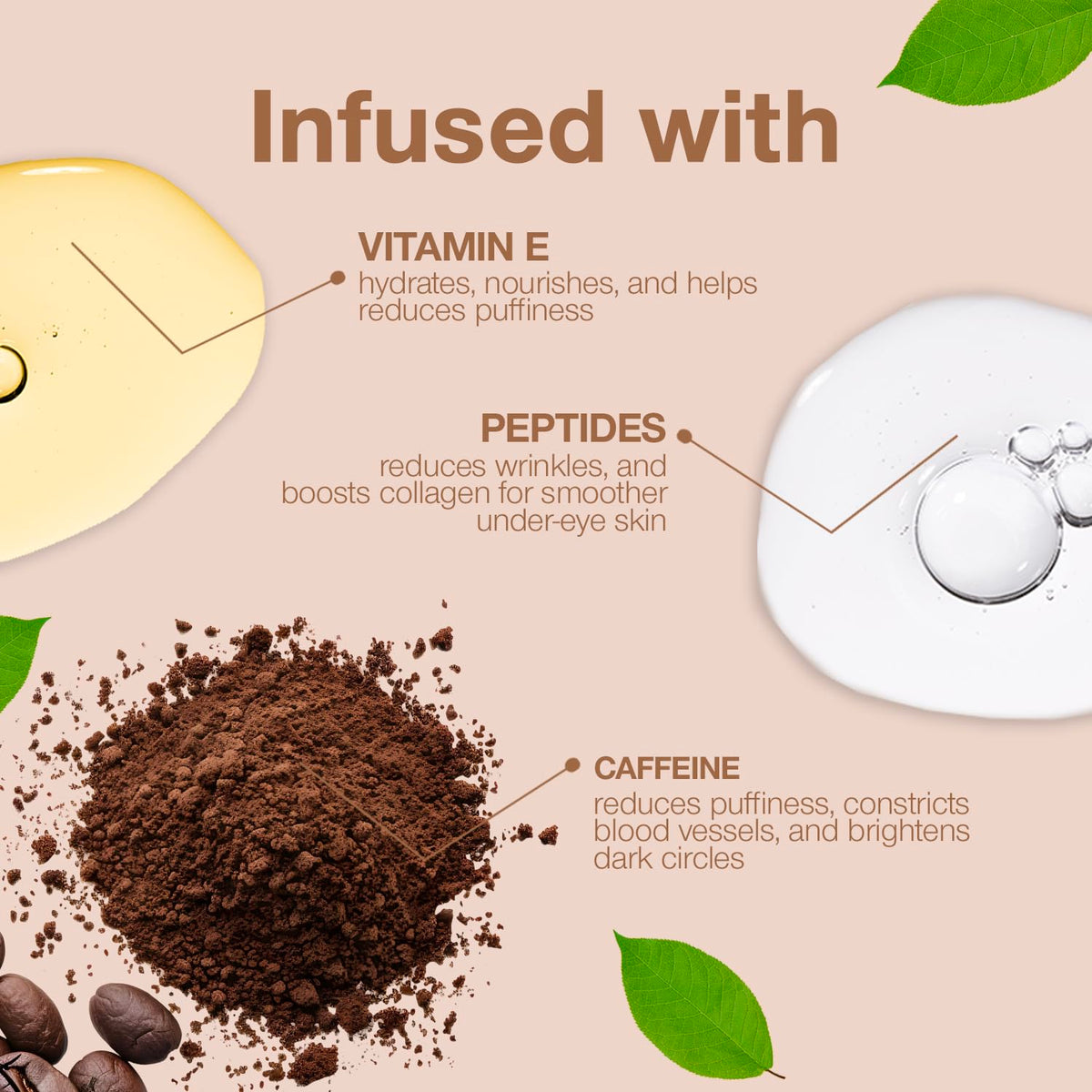 Palladio Under Eye Brightener Golden Tan 40g texture close-up