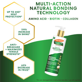 Palmer's Amino Bonding Hair Mask application on hair