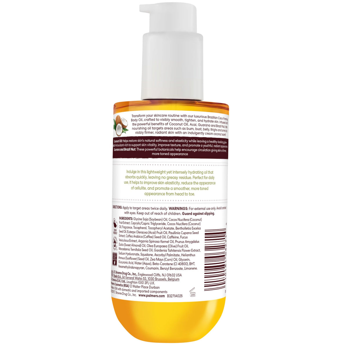 Palmer's Brazilian Cocoa Firming Body Oil lifestyle scene