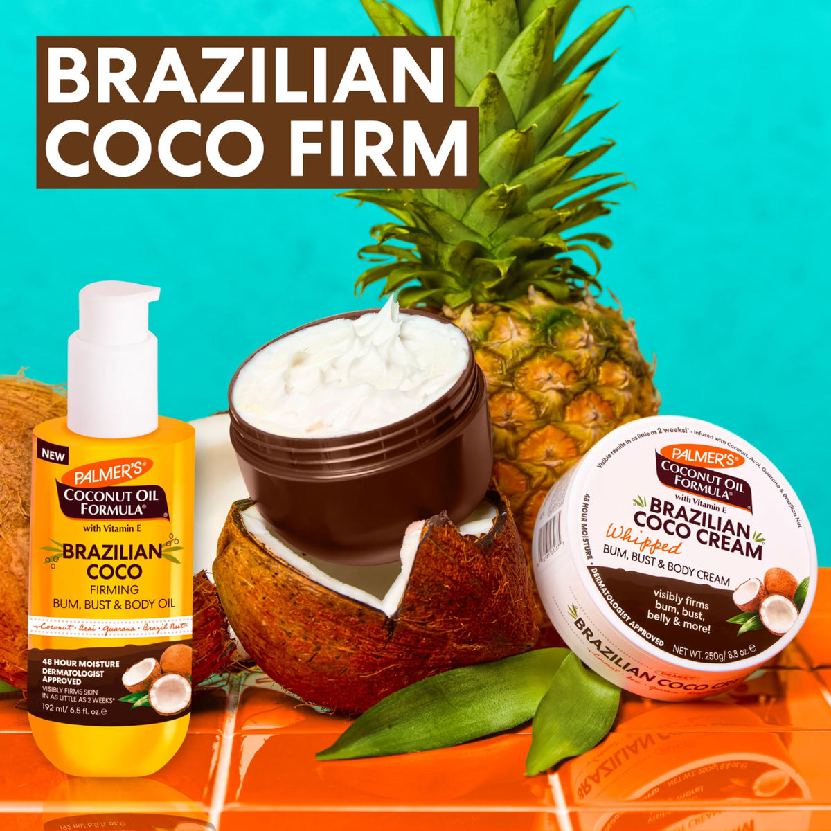 Palmer's Brazilian Cocoa Firming Body Oil packaging