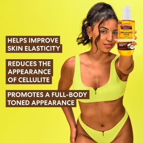 Palmer's Brazilian Cocoa Firming Body Oil with coconut oil ingredients