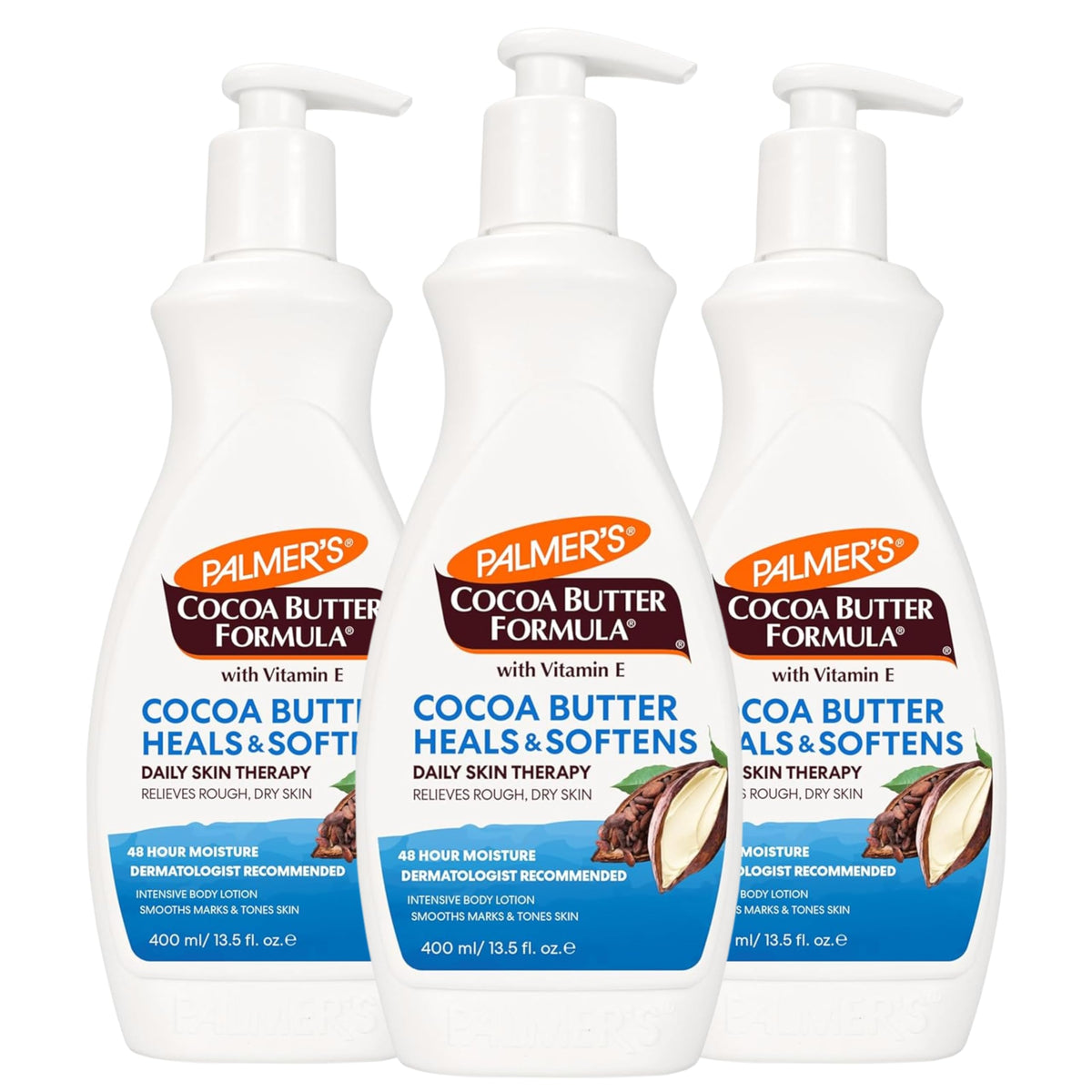 Palmer's Cocoa Butter Body Lotion 3-Pack front view
