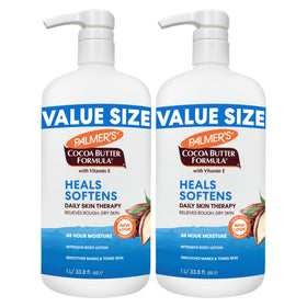 Palmer's Cocoa Butter Body Lotion front view with pump