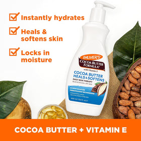 Palmer's Cocoa Butter Body Lotion side view with packaging