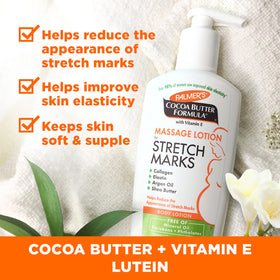 Palmer's Cocoa Butter Formula ingredients list on the back