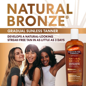 Palmer's Cocoa Butter Formula Sunless Tanning Oil back view