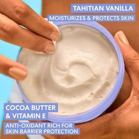 Palmer's Cocoa Butter Tahitian Vanilla Body Cream applied on skin