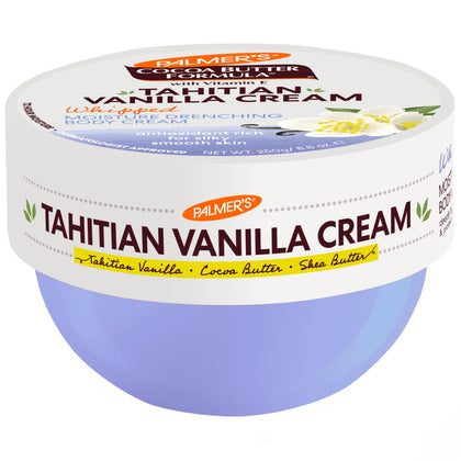Palmer's Cocoa Butter Tahitian Vanilla Body Cream front view 8.8 oz