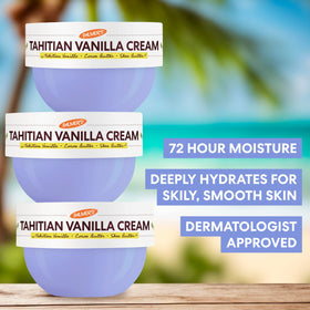 Palmer's Cocoa Butter Tahitian Vanilla Body Cream with fresh vanilla beans
