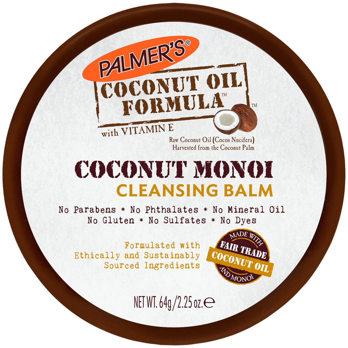 Palmer's Coconut Monoi Cleansing Balm with natural ingredients