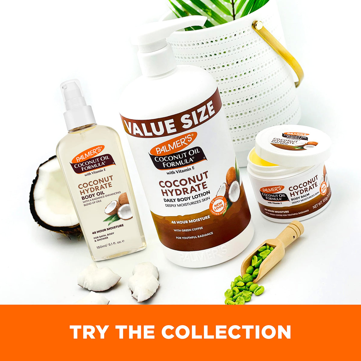 Palmer's Coconut Oil Formula Body Lotion lifestyle scene