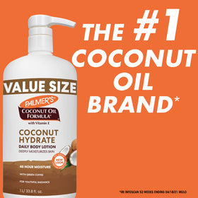 Palmer's Coconut Oil Formula Body Lotion texture close-up