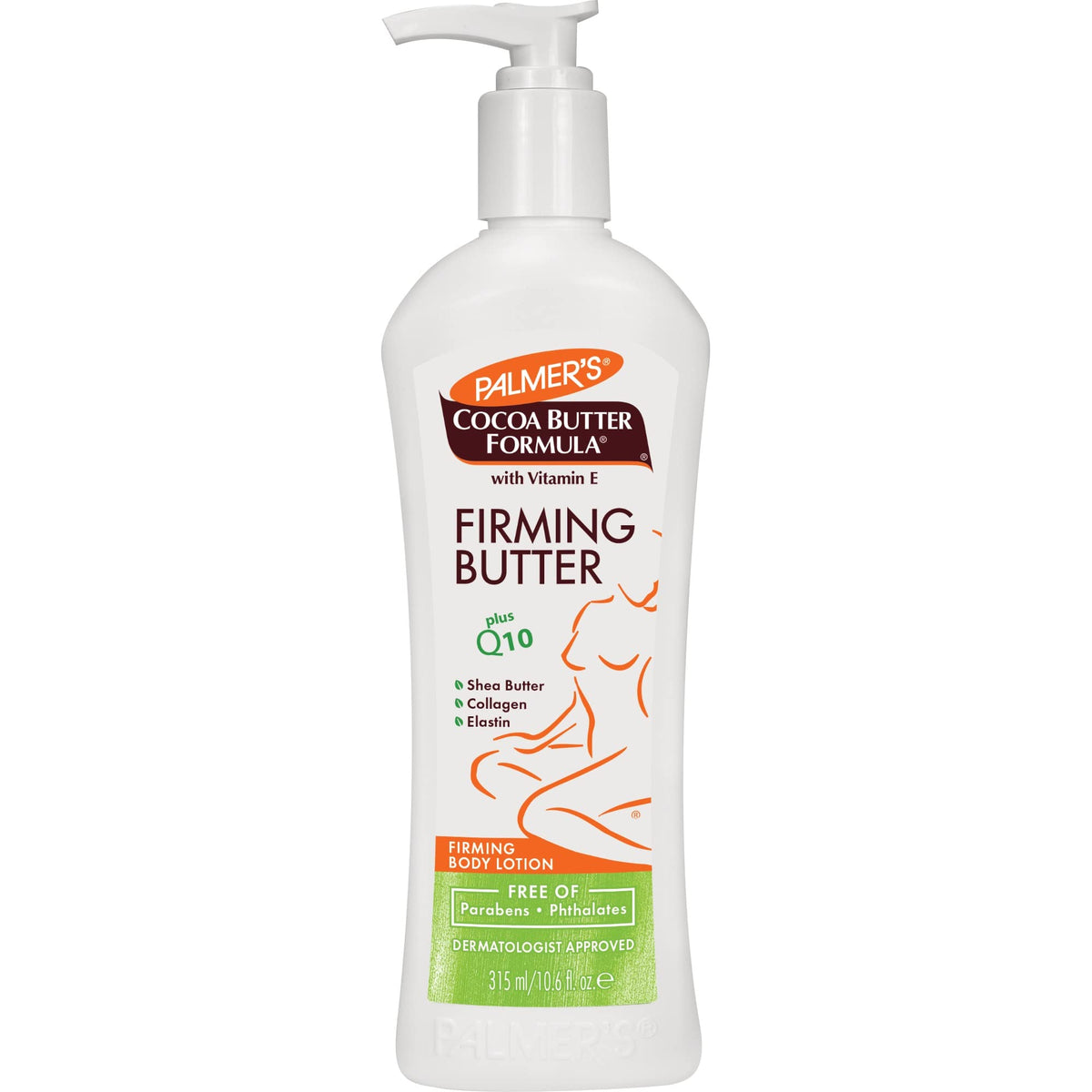 Palmer's Firming Body Lotion Cocoa Butter Q10 10.6 Fl Oz front view