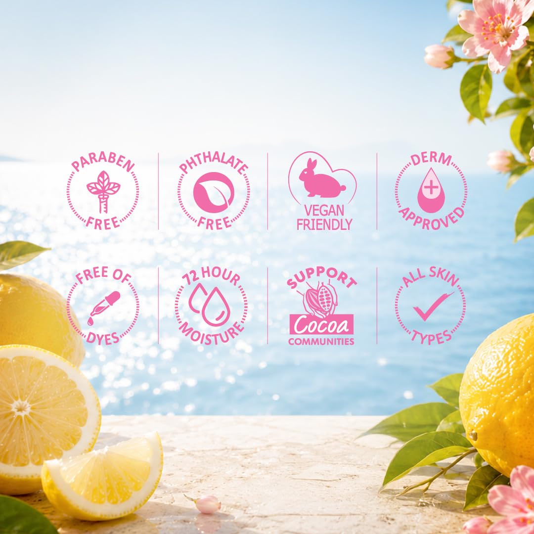 Palmer's Lemon Sorbet Brightening Whipped Body Cream lifestyle scene