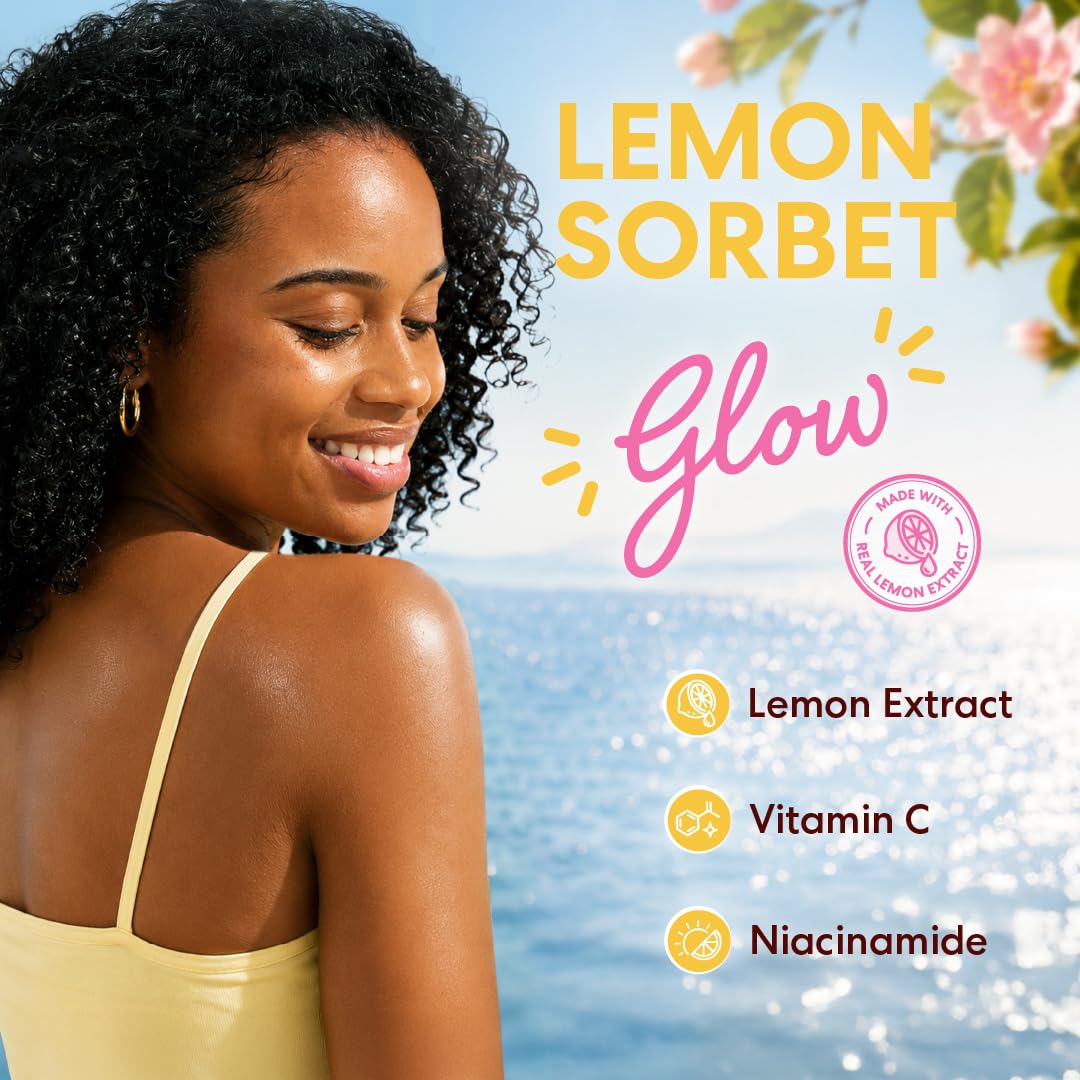 Palmer's Lemon Sorbet Brightening Whipped Body Cream on skin