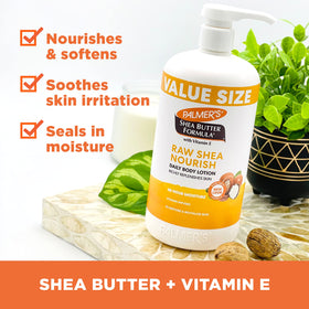 Palmer's Raw Shea Body Lotion 33.8 Oz back view
