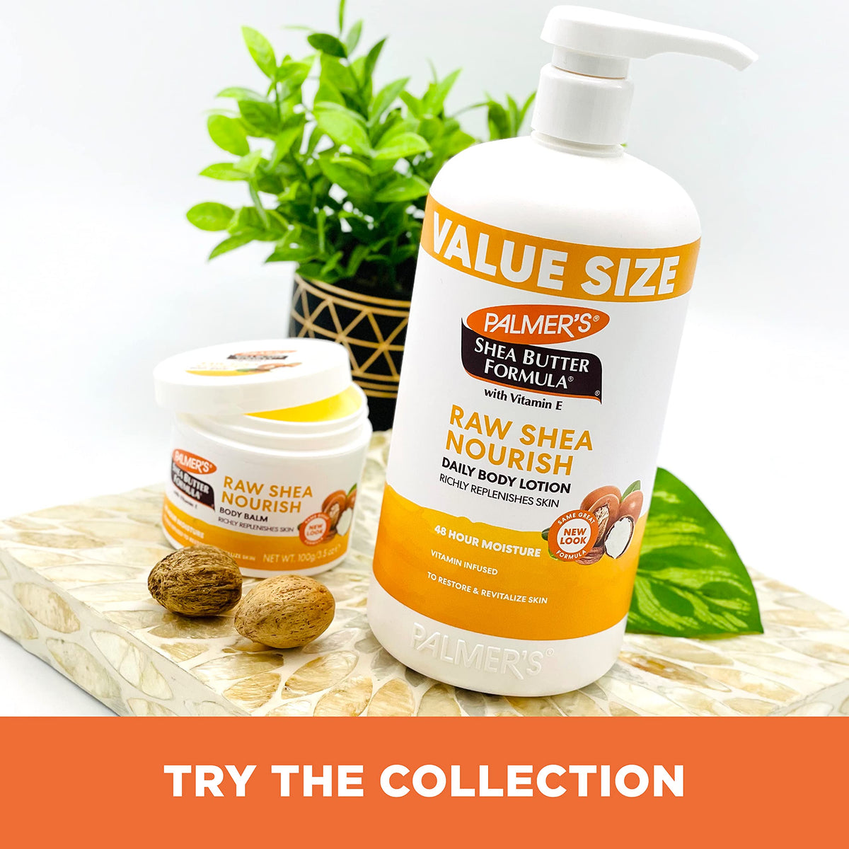 Palmer's Raw Shea Body Lotion lifestyle scene