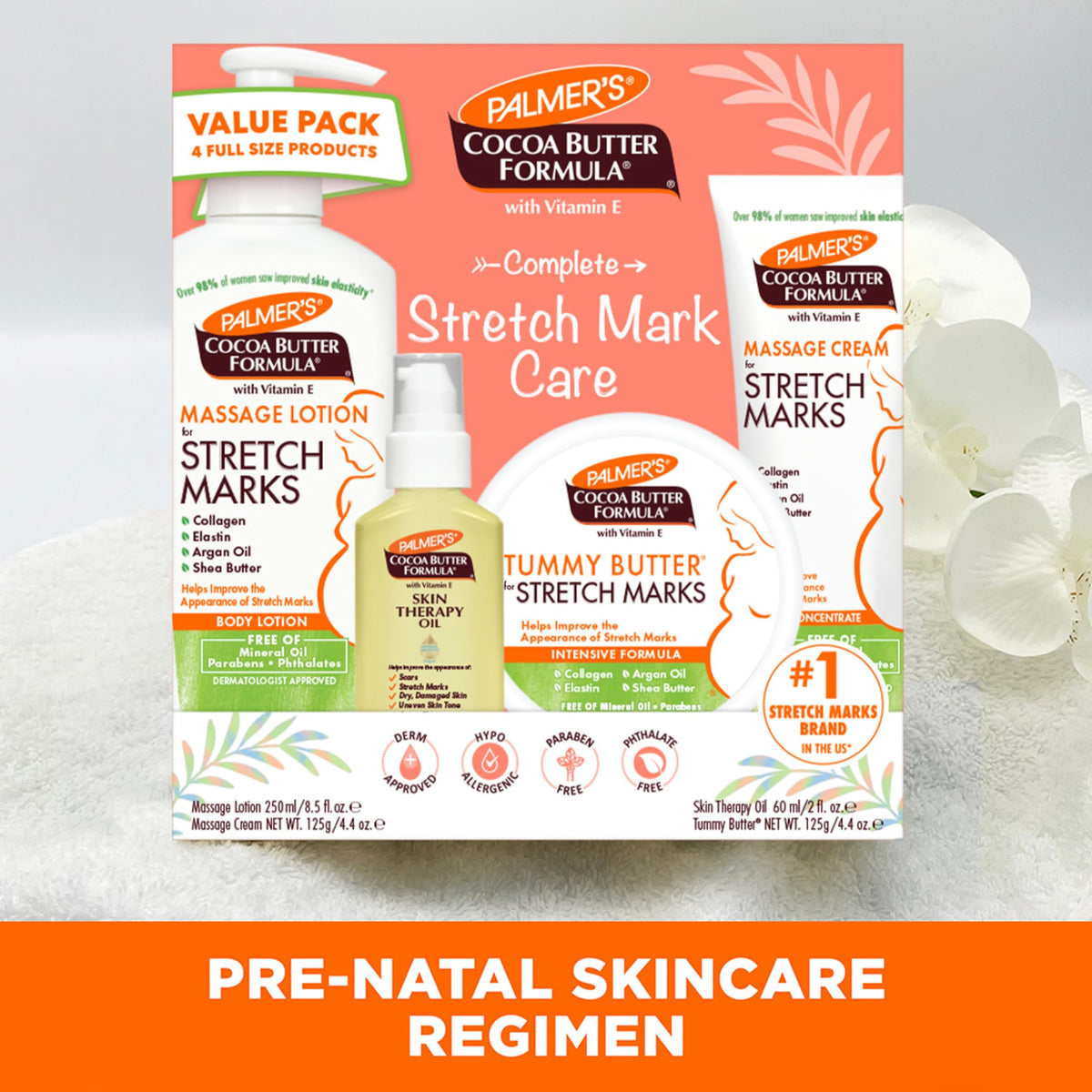 Palmer's Stretch Marks Lotion bottle close-up