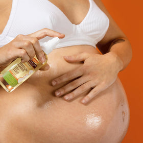 Palmer's Stretch Marks Massage Oil packaging details