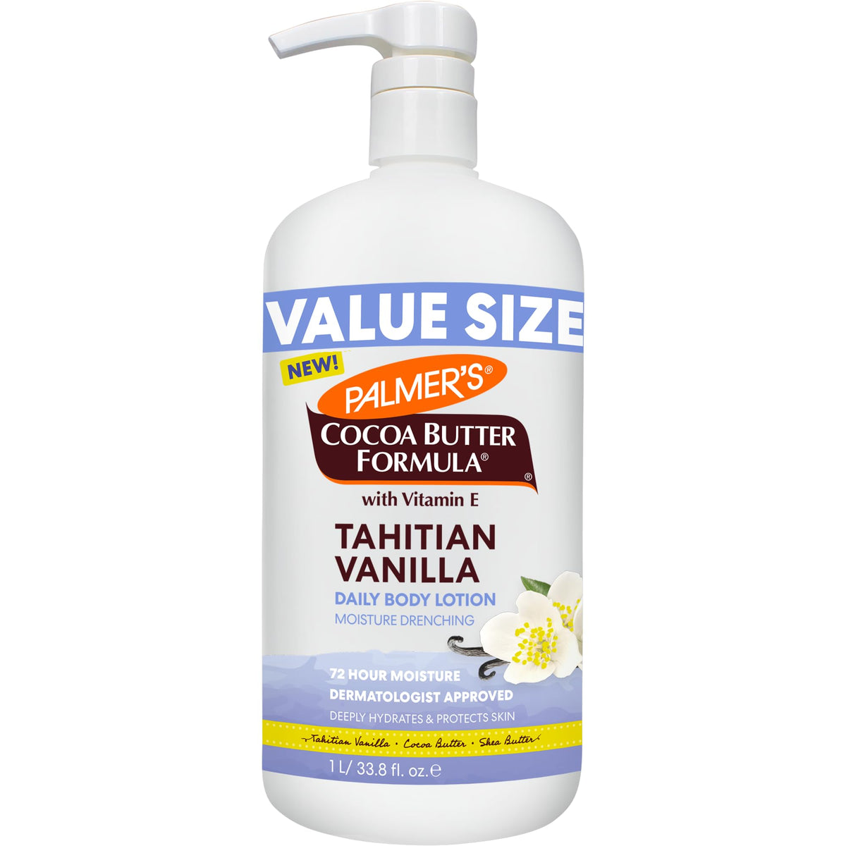 Palmer's Tahitian Vanilla Body Lotion 33.8 Fl Oz front view