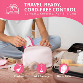 palmperfect Electric Shaver for Women with batteries and accessories