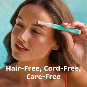 palmperfect Face Razor showing dual-length trimming comb