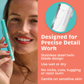 palmperfect Face Razor with AAA battery included