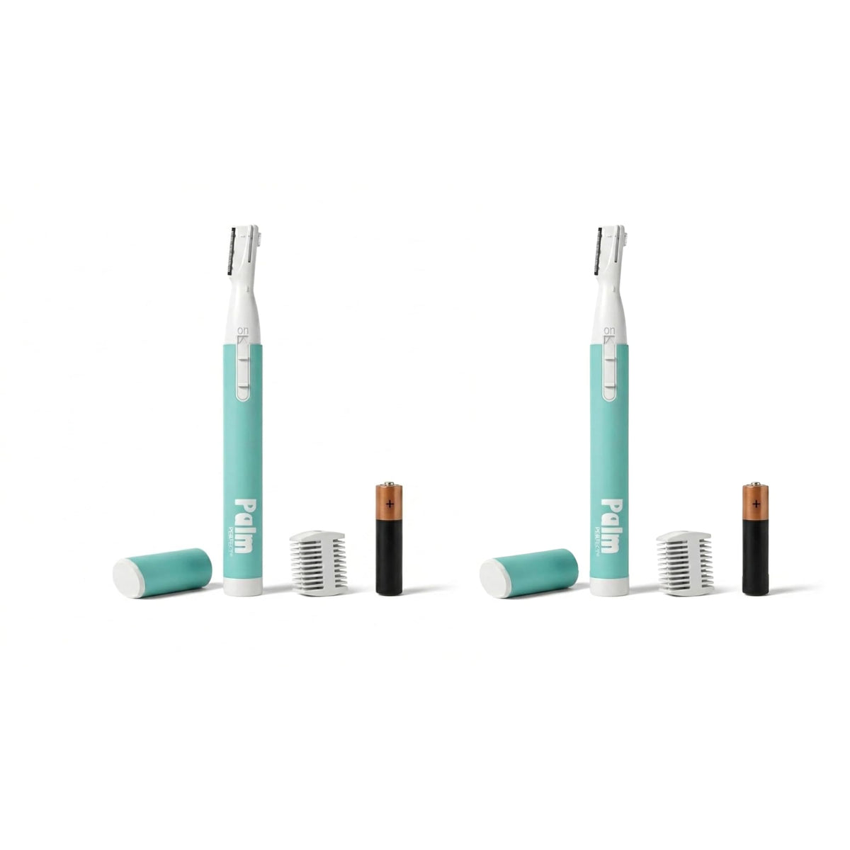 palmperfect Personal Hair Trimmer front view with ergonomic design