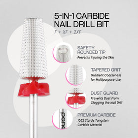 PANA Nail Carbide 5 in 1 Bit side view