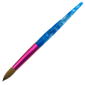 PANA Pure Kolinsky Hair Acrylic Nail Brush Size 20 with blue handle