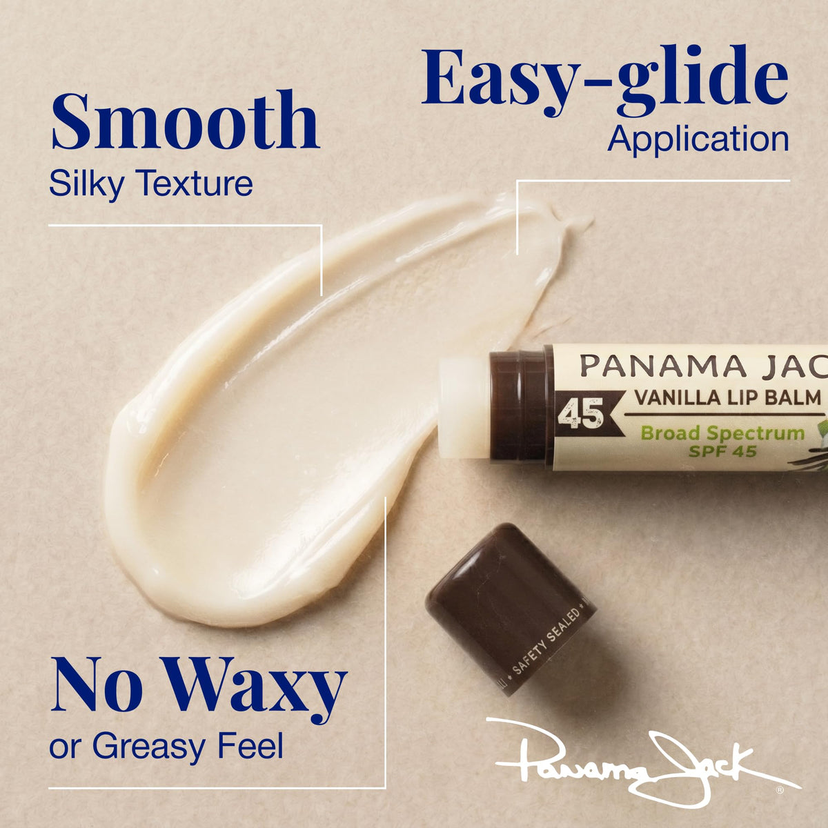 Panama Jack Lip Balms in different flavours including vanilla