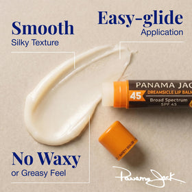Panama Jack Sunscreen Lip Balm SPF 45 Dreamsicle side view