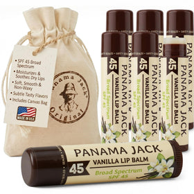 Panama Jack Sunscreen Lip Balm SPF 45 Vanilla, front view