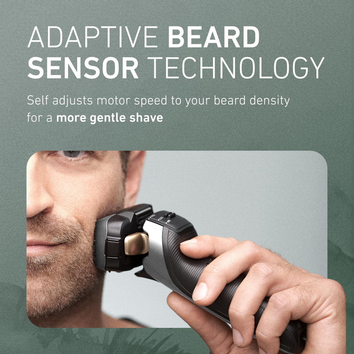Panasonic ARC5 Electric Razor charging with LED display