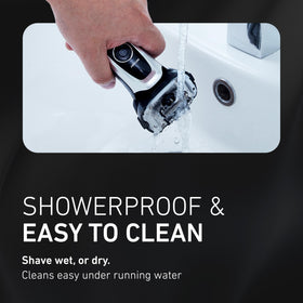 Panasonic ARC5 Electric Razor ES-LV65-S wet/dry shaving in shower