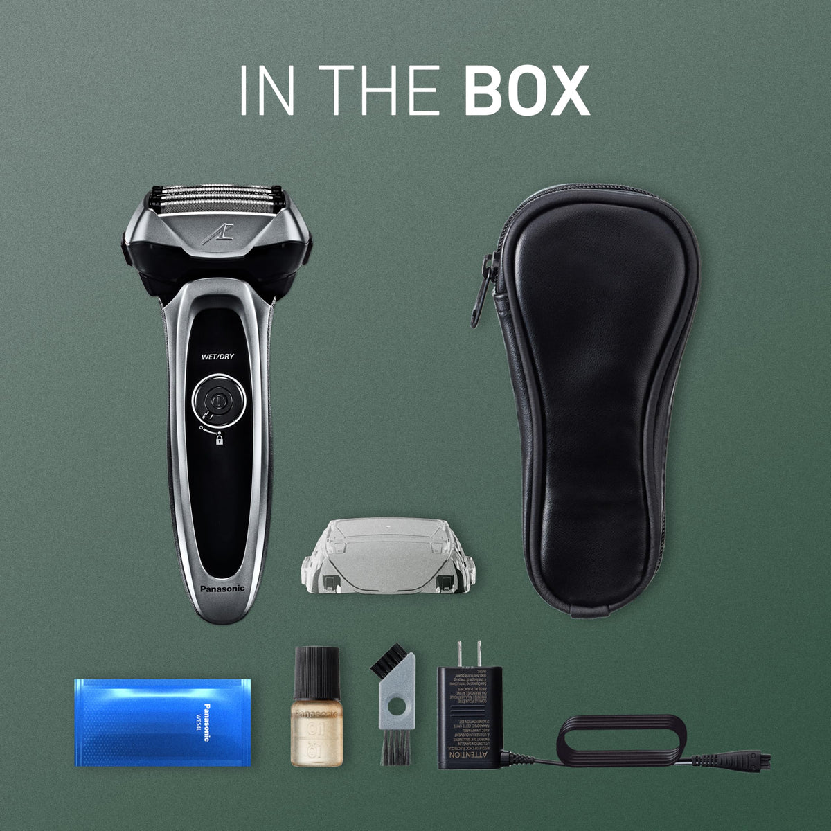 Panasonic ARC5 Electric Razor ES-LV65-S with universal AC charger