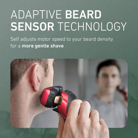 Panasonic ARC5 Electric Razor in use during a wet shave