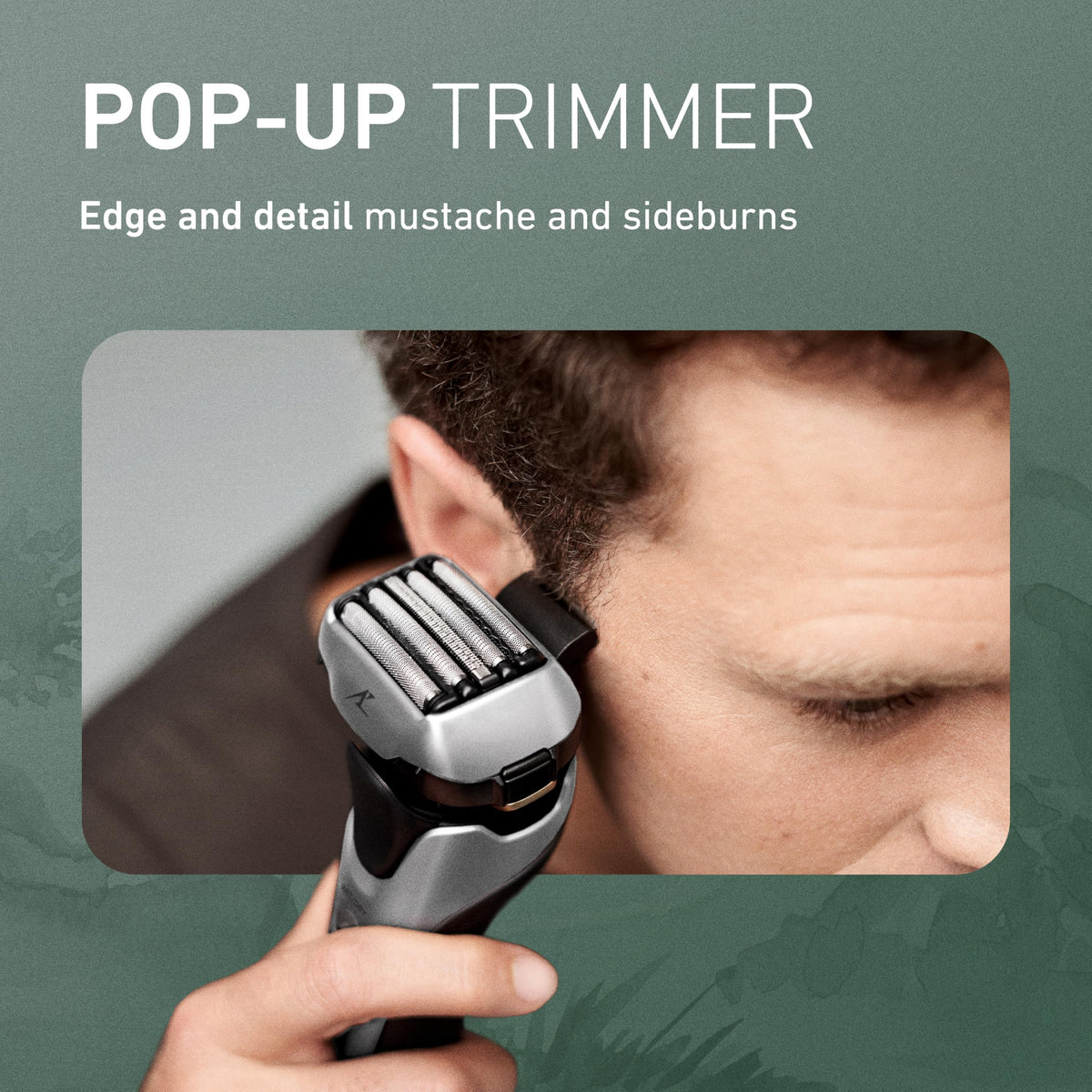 Panasonic ARC5 Electric Razor showing flexible shaving head