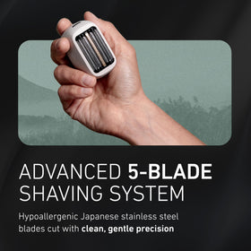 Panasonic ARC5 shaver in travel case for easy portability
