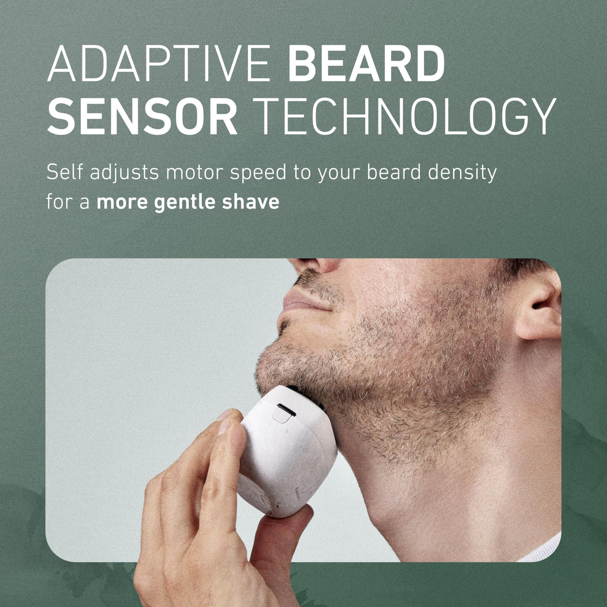 Panasonic ARC5 shaver with water running for easy cleaning