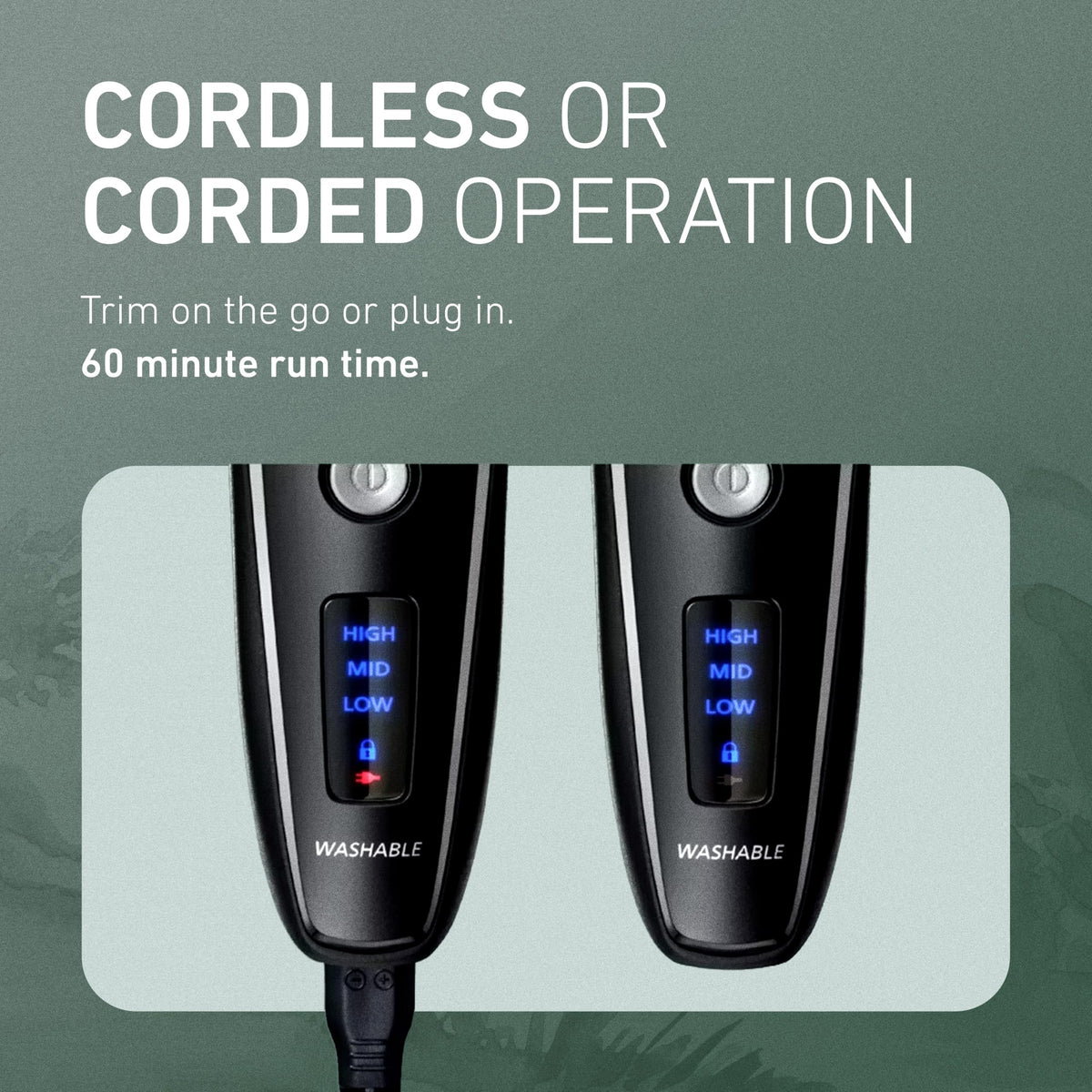 Panasonic Beard Trimmer ER-SB40-K in a lifestyle setting