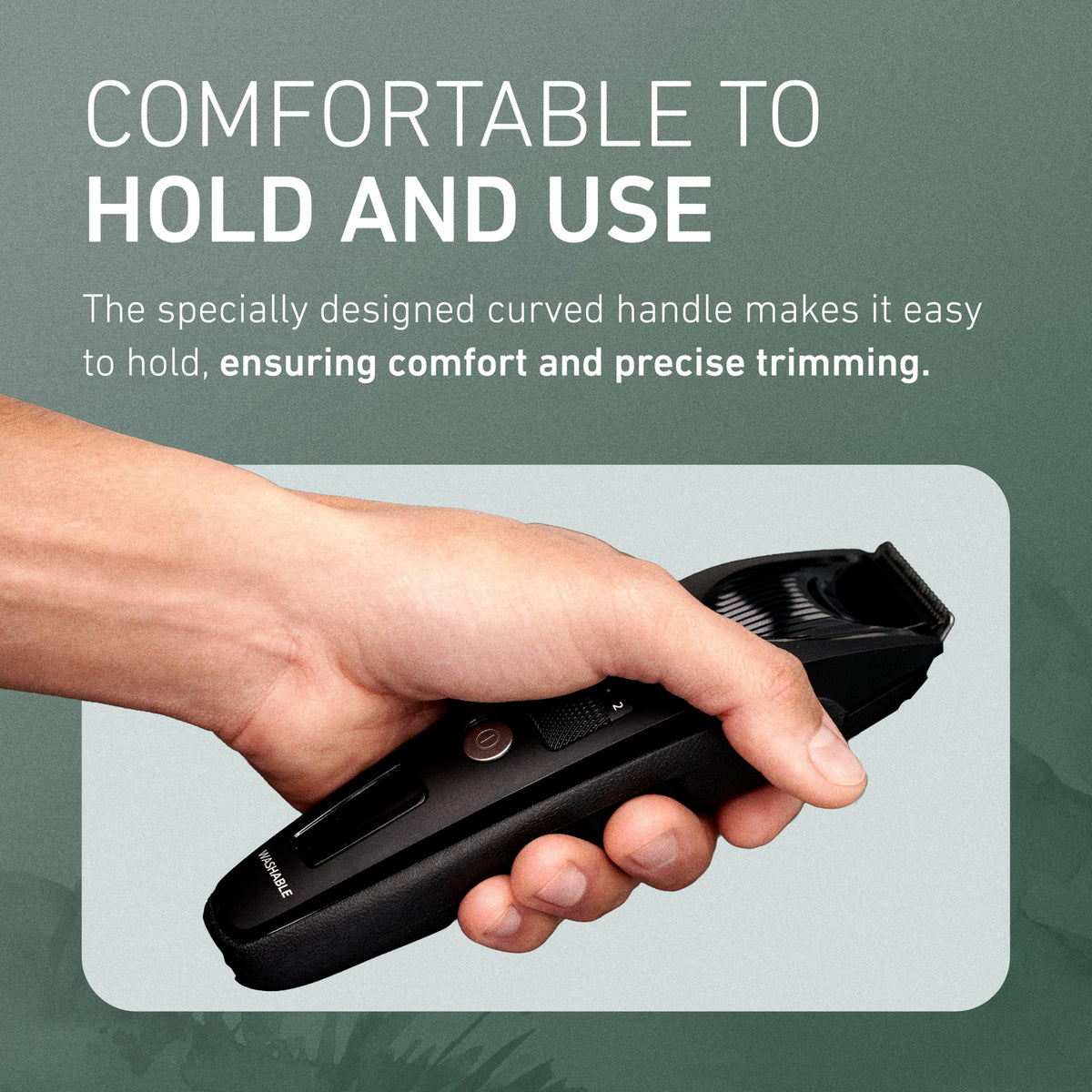 Panasonic Beard Trimmer ER-SB40-K packaging front view