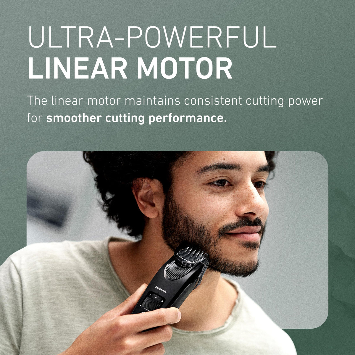 Panasonic Beard Trimmer ER-SB40-K with charging adapter