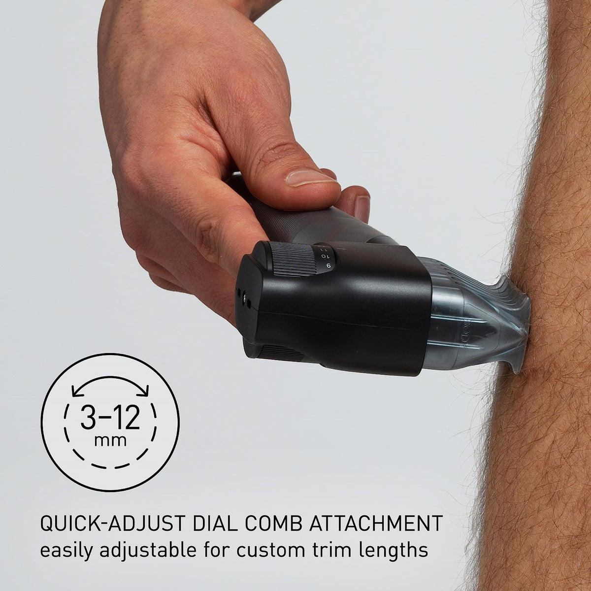 Panasonic Body Groomer with adjustable comb attachment