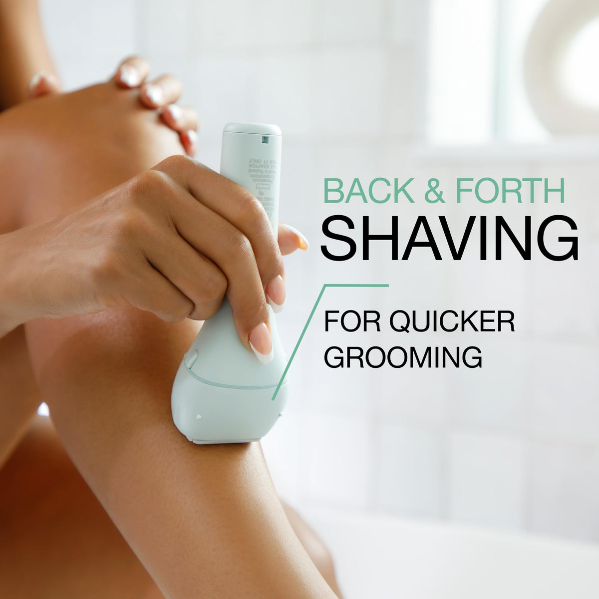 Panasonic Electric Bikini Trimmer in a bathroom setting