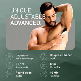 Panasonic ER-GK60-S trimmer with comb attachments