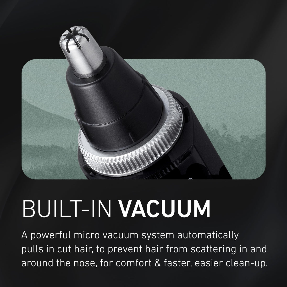 Panasonic ER-GN70-K trimmer in a bathroom setting