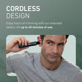 Panasonic Men's Ear and Nose Hair Trimmer in shower setting
