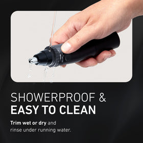 Panasonic Men's Ear and Nose Hair Trimmer with battery compartment